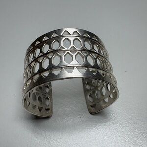 Stella & Dot Brushed Silver Cuff